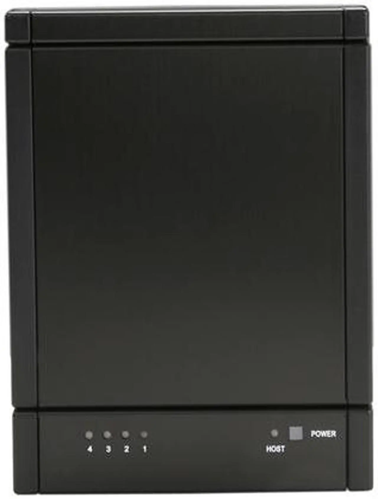 Alt view image 2 of 7 - Sans Digital 4-Bay eSATA RAID 0/1/10/5/JBOD Tower Storage Enclosure w/ 6G PCIe Card TR4M+B (Black)