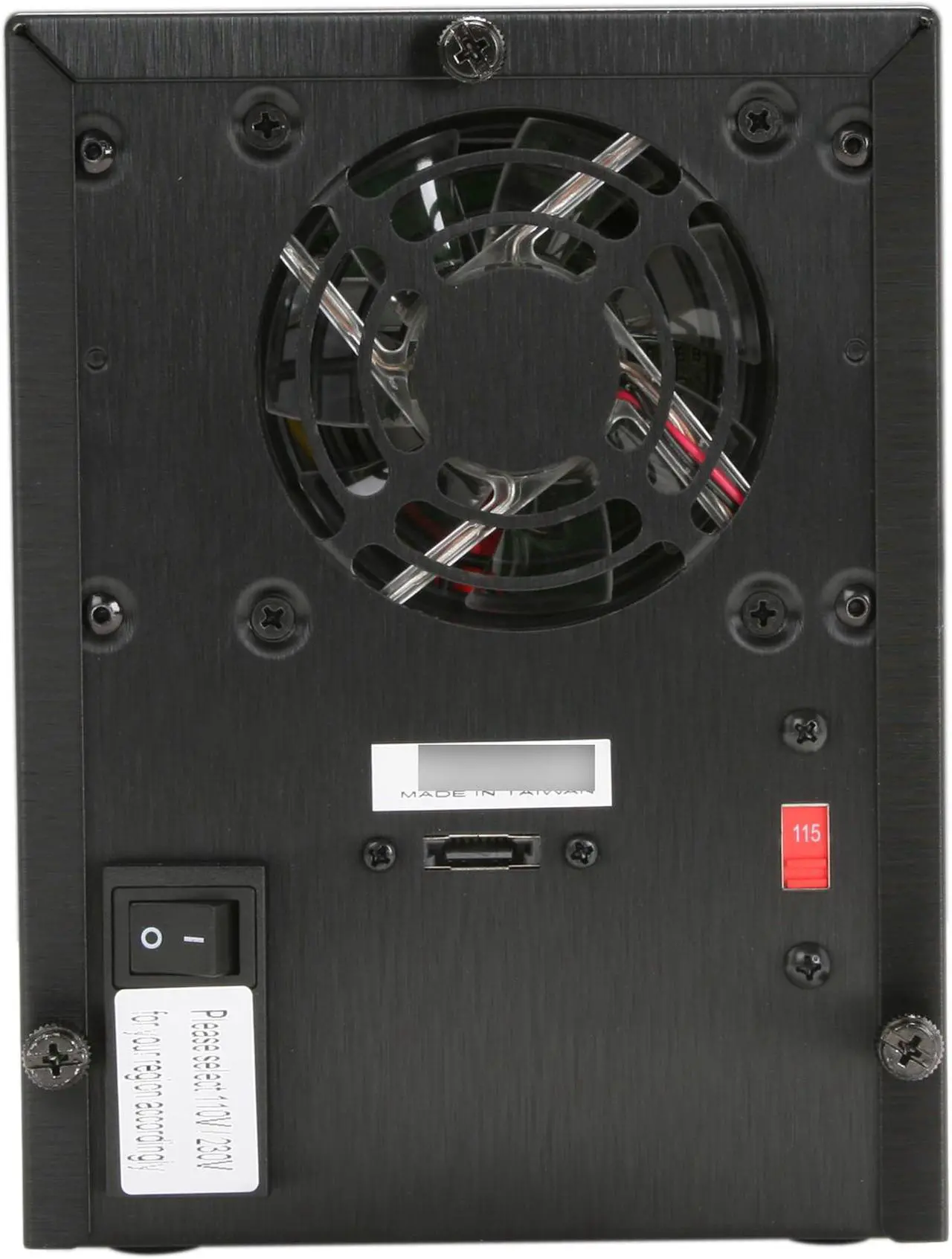Alt view image 4 of 7 - Sans Digital 4-Bay eSATA RAID 0/1/10/5/JBOD Tower Storage Enclosure w/ 6G PCIe Card TR4M+B (Black)