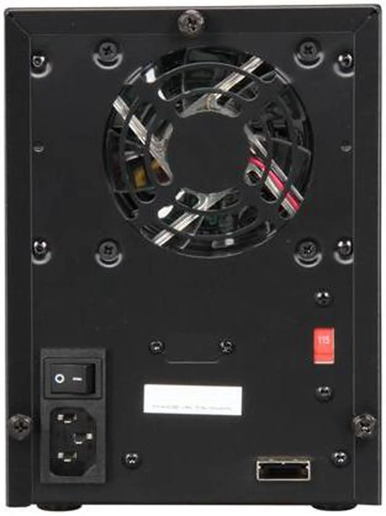 Alt view image 5 of 5 - Sans Digital 4-Bay SAS/SATA JBOD Compact Tower Enclosure w/ Mini-SAS (SFF-8088) x 1 TR4X+B (Black)
