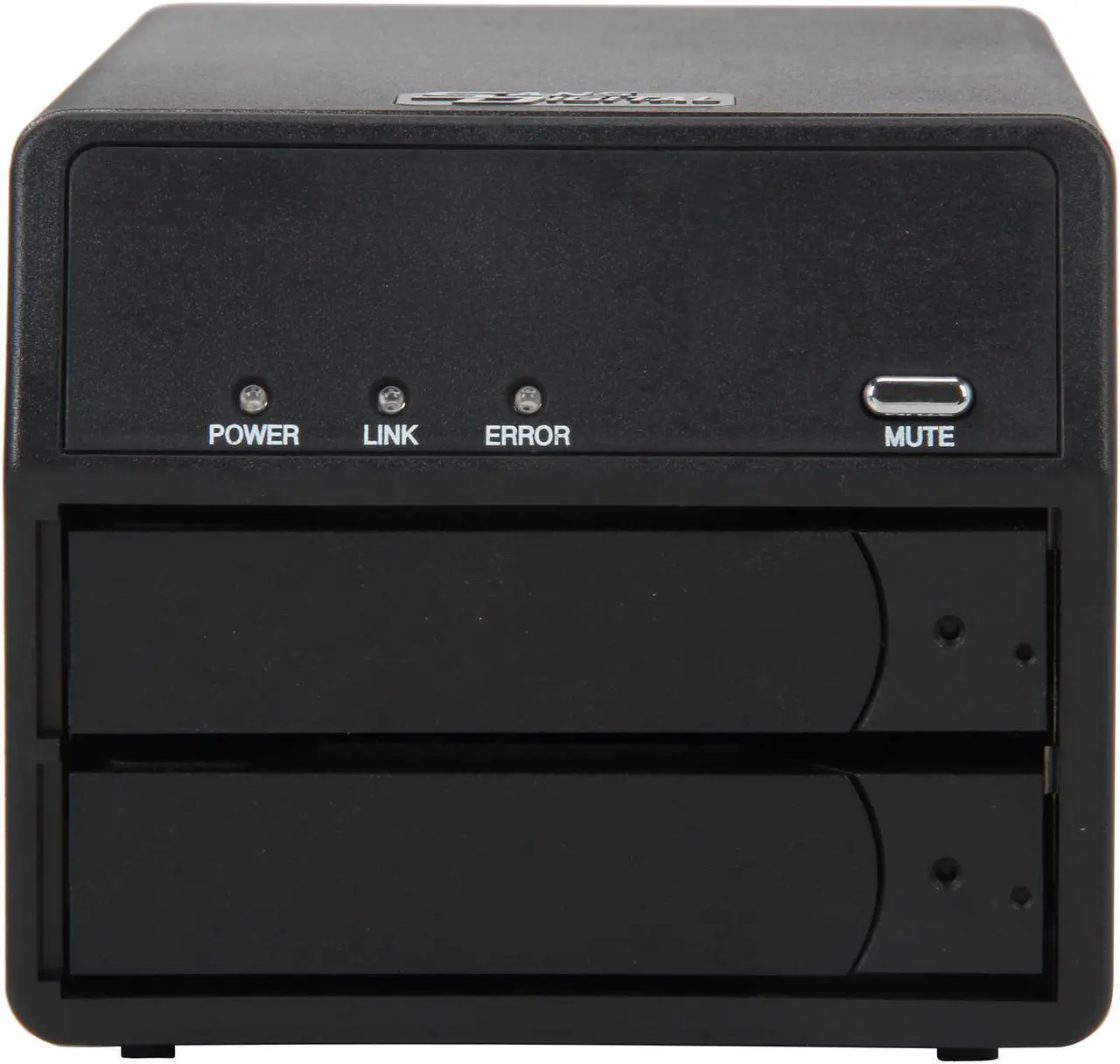 Alt view image 3 of 6 - SANS DIGITAL MobileRAID MR2UT+B 0/1/JBOD and Spanning 2 x Hot-swappable 3.5" Drive Bays USB 3.0, eSATA 2-Bay SATA Compact Tower Enclosure (Black)