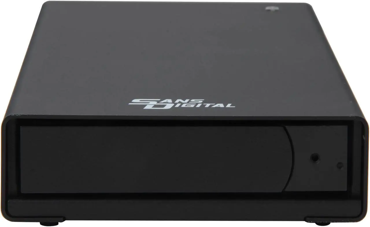 Alt view image 3 of 6 - SANS DIGITAL MobileSTOR MS1UT+B 1 x Hot-Swappable 3.5" Drive Bays USB 3.0 & eSATA 3.5" SATA Hard Drive USB3.0/eSATA Enclosure w/ Removable Tray