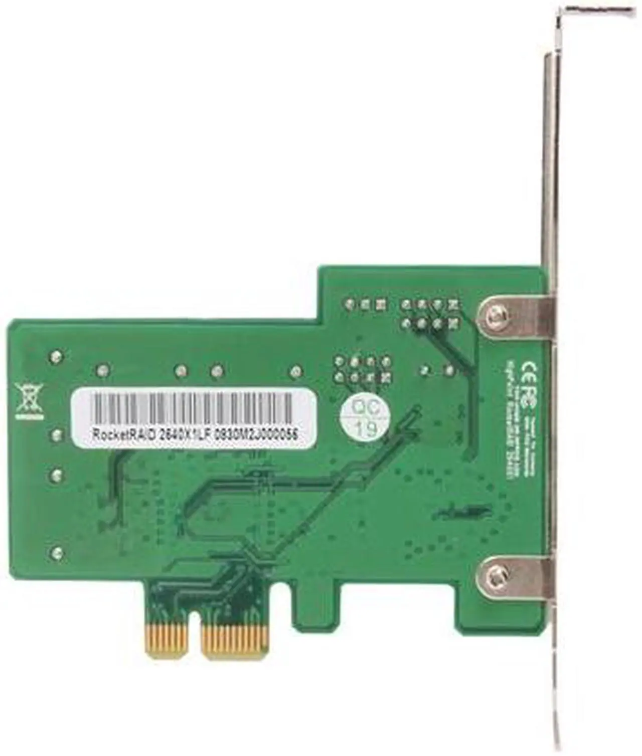 Alt view image 3 of 7 - HighPoint RocketRAID 2640x1 PCI-Express x1 Four-Port SATA and SAS RAID Controller Card
