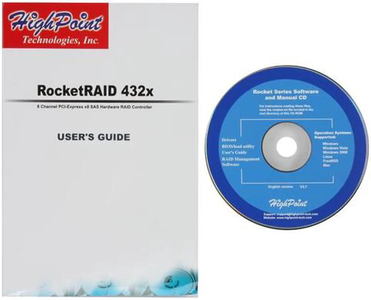 Alt view image 6 of 7 - HighPoint RocketRAID 4322 PCI-Express x8 SATA / SAS Controller Card