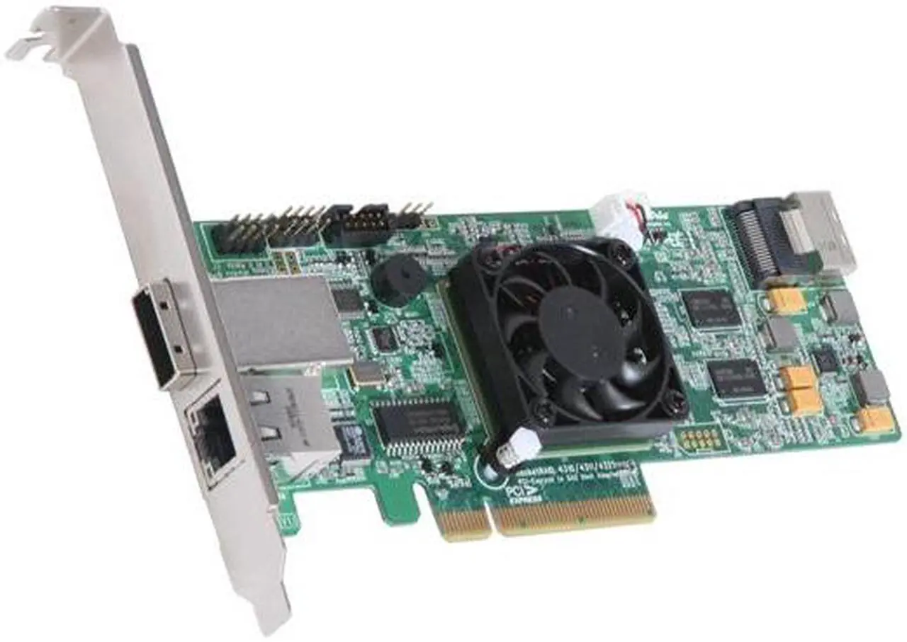 Main image of HighPoint RocketRAID 4321 PCI-Express x8 Low Profile SATA / SAS RAID Controller Card