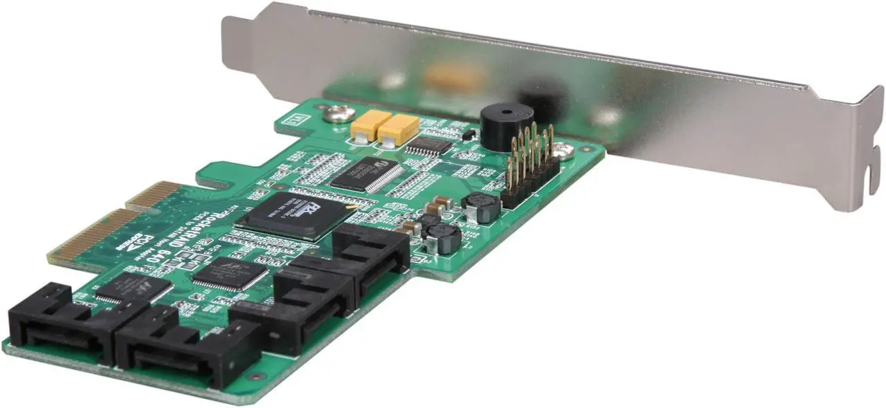 Alt view image 4 of 5 - HighPoint RocketRAID 640 PCI-Express 2.0 x4 SATA III (6.0Gb/s) Controller Card