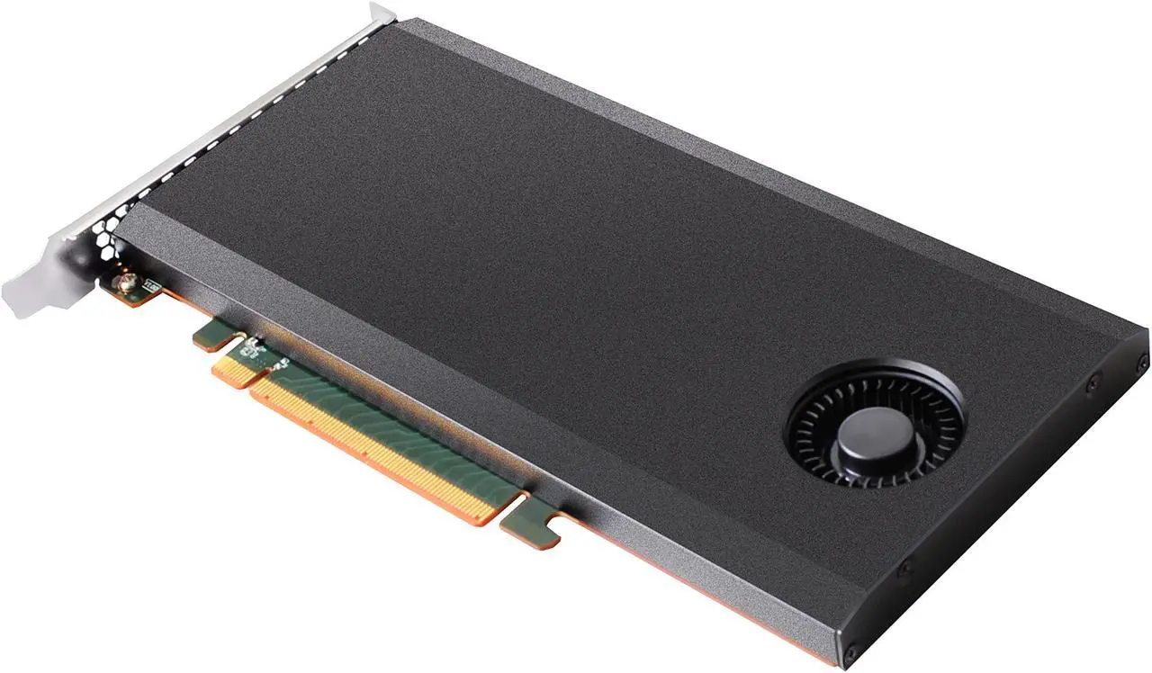 Alt view image 2 of 6 - HighPoint SSD7101A-1 PCI-Express 3.0 x16 Full-Height 4 x dedicated 32 Gbps M.2 Ports to PCIe 3.0 x16  RAID Controller
