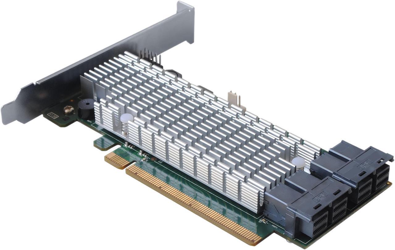 Alt view image 3 of 6 - HighPoint SSD7120 PCI-Express 3.0 x16 U.2 Ultra-High Performance, Flexible NVMe U.2 RAID Controller