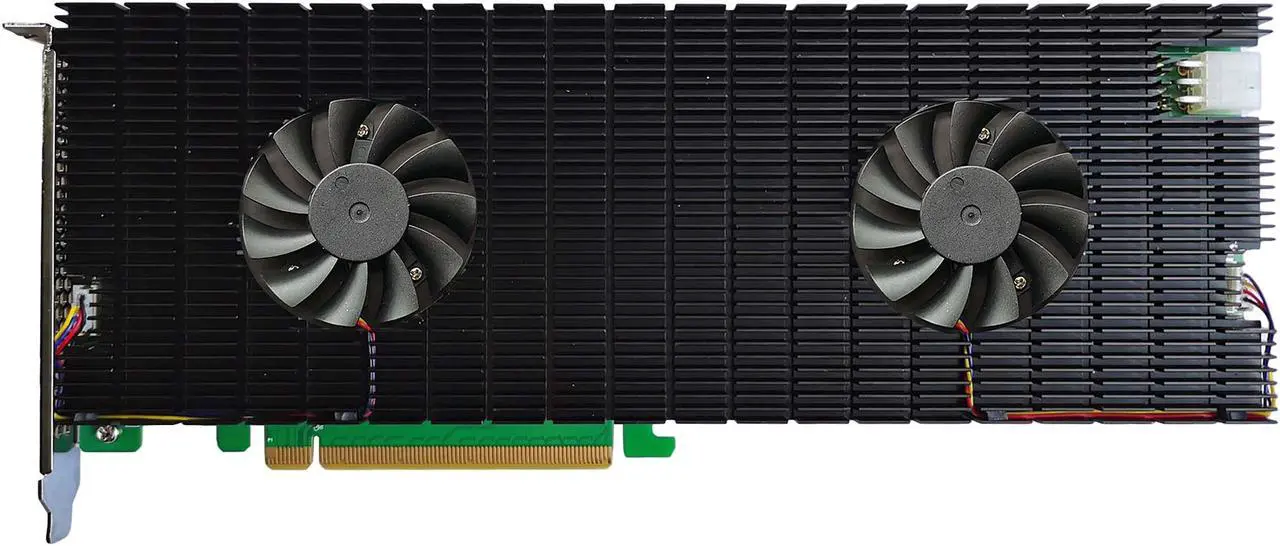 Alt view image 2 of 7 - HighPoint SSD7140 PCIe 3.0 x16 8-Port M.2 NVMe RAID Controller