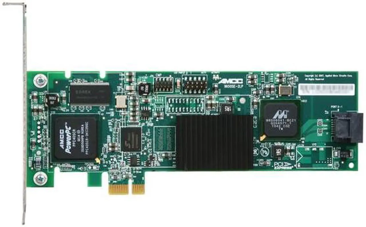 Alt view image 3 of 6 - 3ware 9650SE-2LP KIT PCI Express Lanes: 1 SATA II (3.0Gb/s) Controller Card - Kit