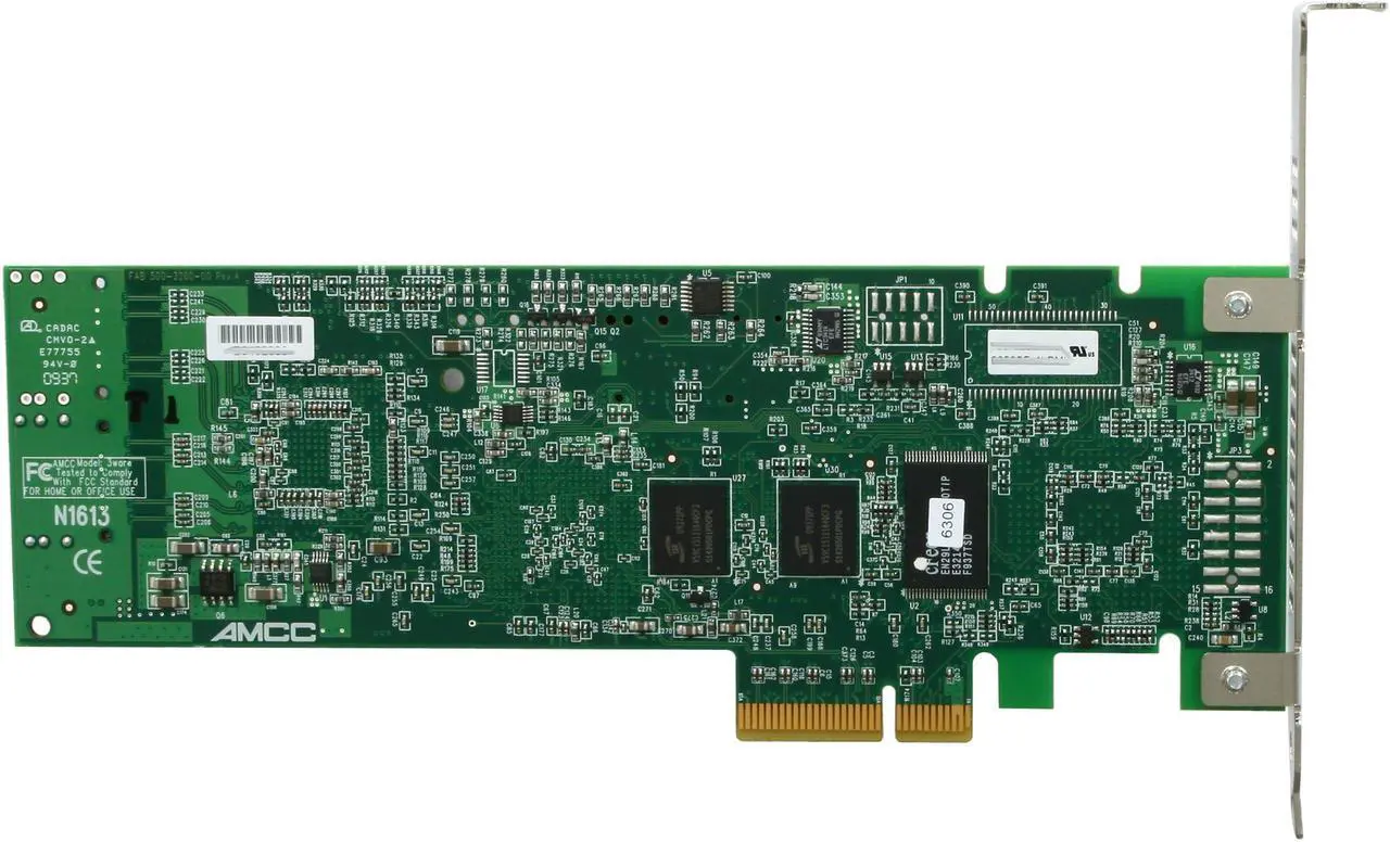 Alt view image 4 of 6 - 3ware 9650SE-4LPML PCI Express Lanes: 4 SATA II Controller Card RAID Levels 0, 1, 5, 10, Single Disk, JBOD, KIT