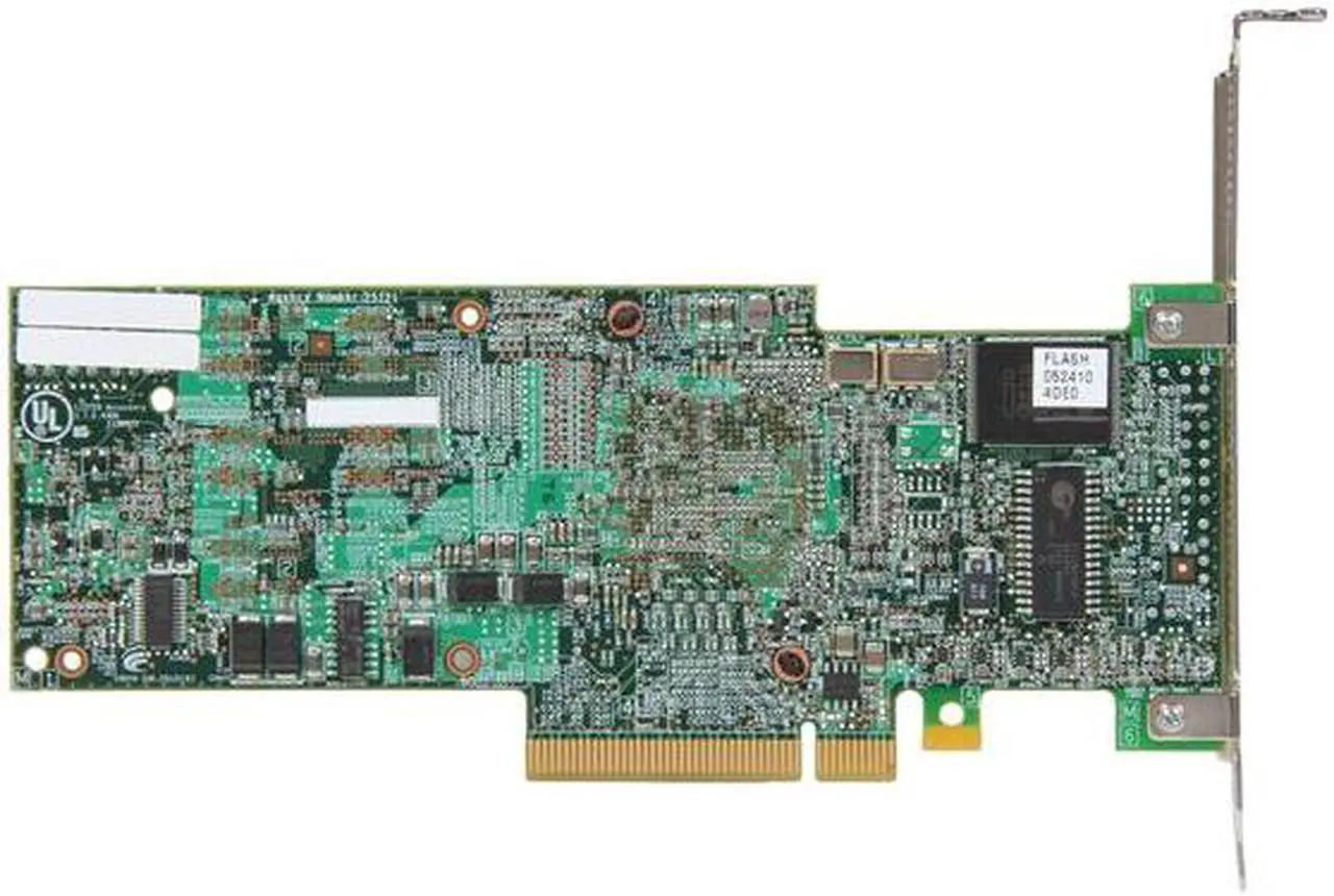 Alt view image 3 of 5 - Intel RAID SAS/SATA 8 internal port w/ 512MB cache memory PCI-E 2.0 x8 Controller Card (RS2BL080)