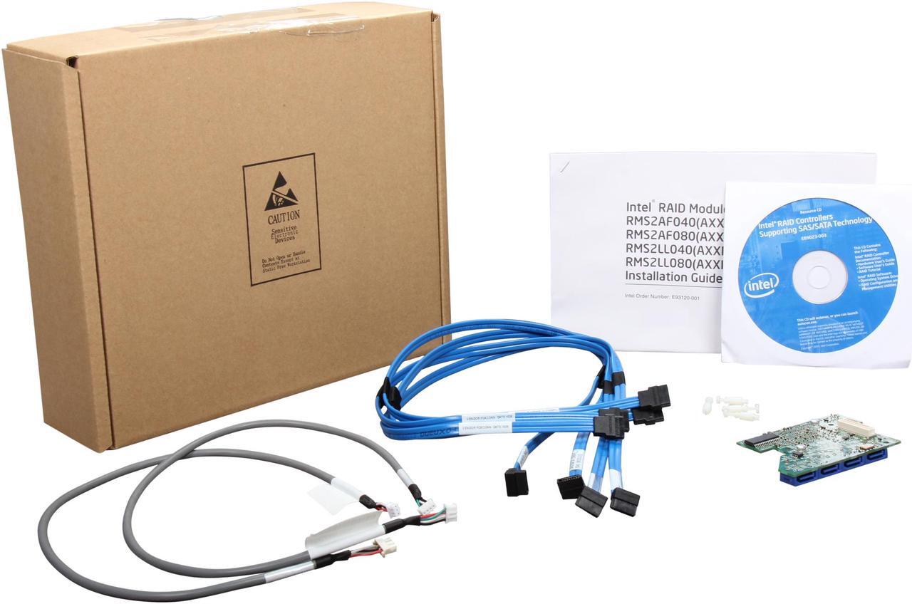 Alt view image 6 of 6 - Intel Integrated Server RAID Controller Module SAS/SATA 4 internal ports (AXXRMS2LL040)