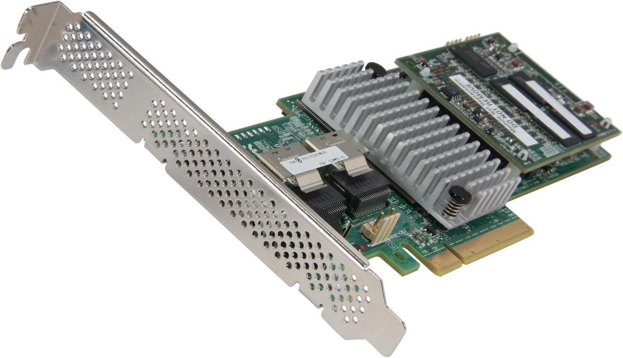 Main image of Intel RAID SAS/SATA 8 internal port w/ 1GB cache memory PCI-E 2.0 x8 Controller Card (RS25DB080)