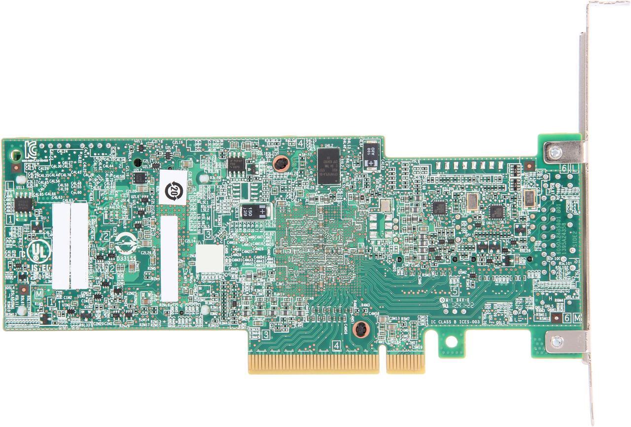 Alt view image 5 of 5 - Intel RAID SAS/SATA 8 internal port w/ 1GB cache memory PCI-E 2.0 x8 Controller Card (RS25DB080)