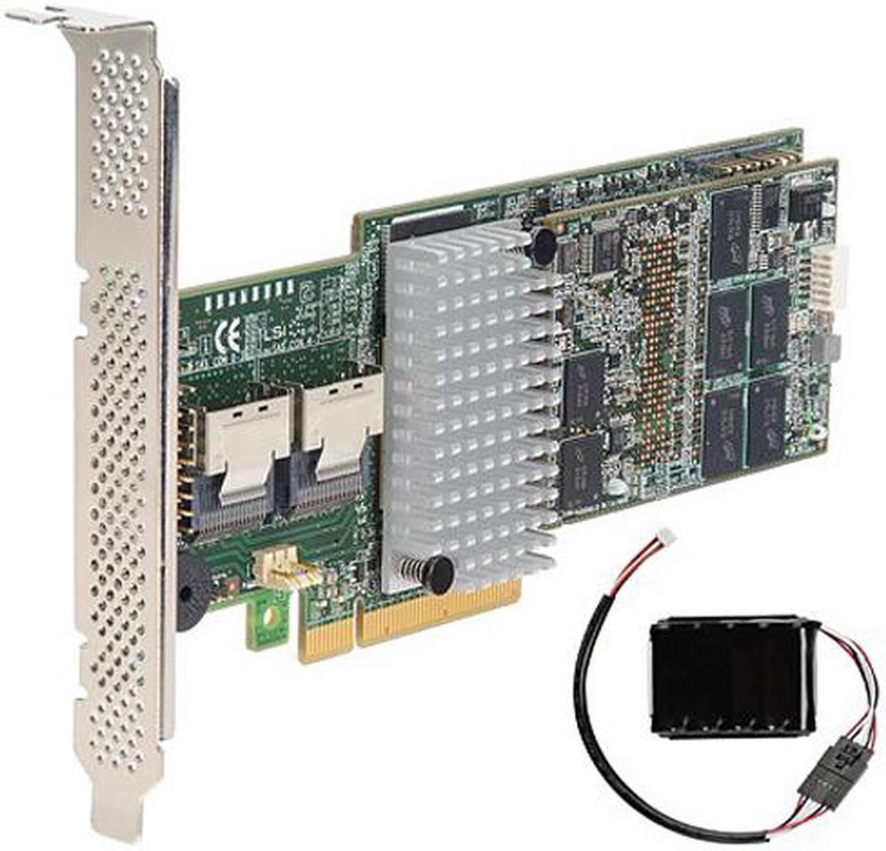 Main image of Intel RS25AB080 PCI-Express 2.0 x8 SATA / SAS RAID Controller Card