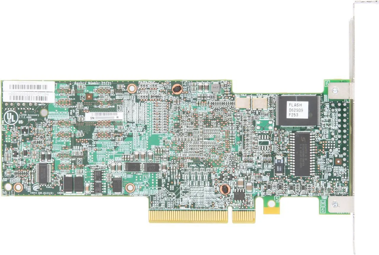 Alt view image 3 of 4 - LSI MegaRAID SATA / SAS 9260-8i 6Gb/s PCI-Express 2.0 w/ 512MB Onboard Memory RAID Controller Card, Kit--Avago Technologies