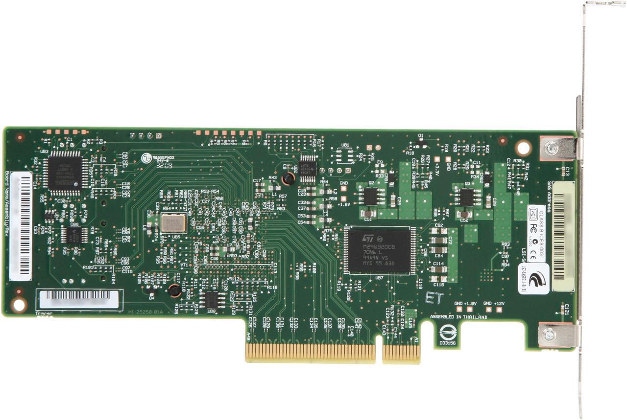 Alt view image 5 of 6 - LSI Internal SATA/SAS 9211-8i 6Gb/s PCI-Express 2.0 RAID Controller Card, Single--Avago Technologies