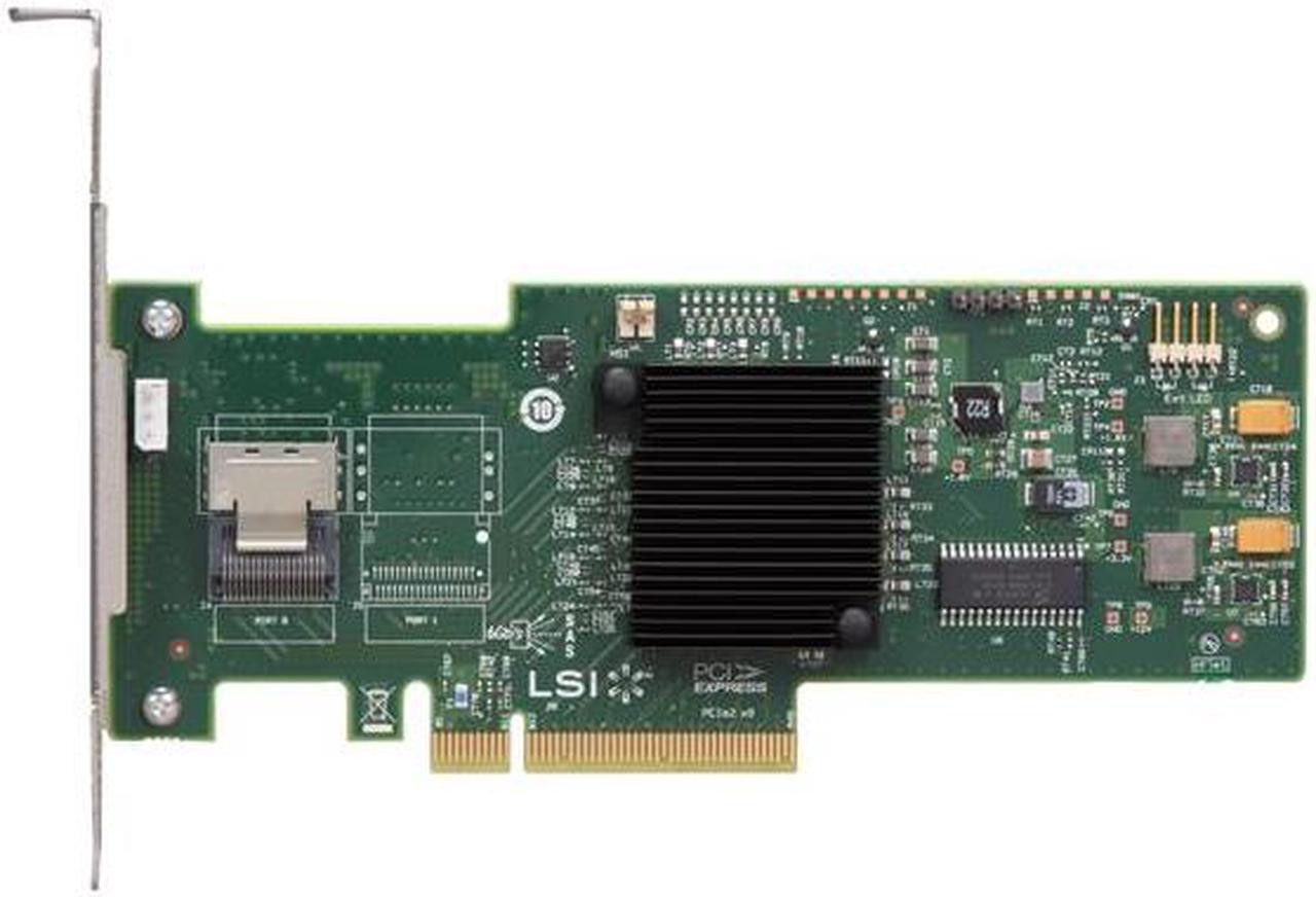 Alt view image 3 of 4 - LSI MegaRAID Internal Low-Power SATA / SAS 9240-4i 6Gb/s PCI-Express 2.0 RAID Controller Card, Single--Avago Technologies
