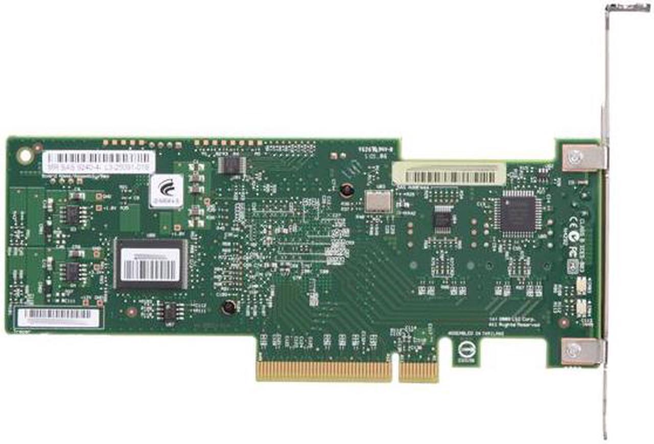 Alt view image 4 of 4 - LSI MegaRAID Internal Low-Power SATA / SAS 9240-4i 6Gb/s PCI-Express 2.0 RAID Controller Card, Single--Avago Technologies