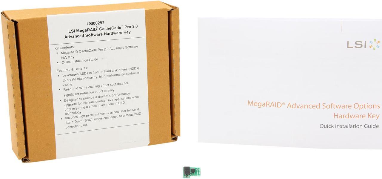 Alt view image 4 of 4 - LSI LSI00292 MegaRAID CacheCade Pro 2.0 Software Pack--Avago Technologies