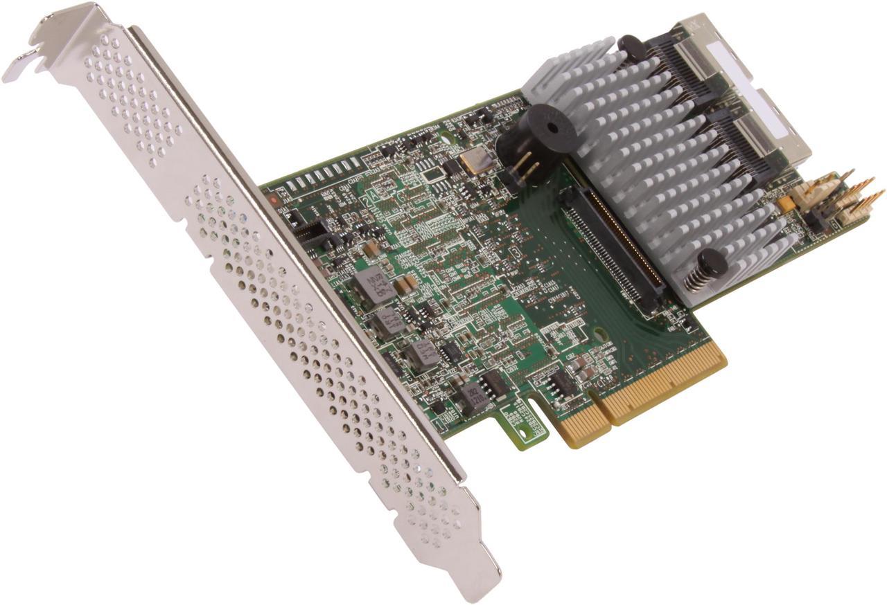 LSI MegaRAID LSI00295 (9266-8i SGL) PCI-Express 2.0 x8 Low Profile SATA / SAS RAID Controller - Single--Avago Technologies