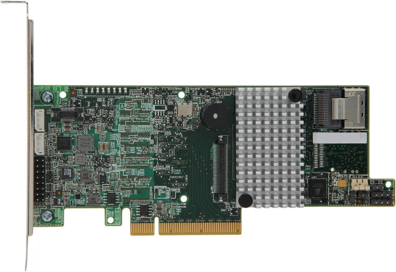 Alt view image 4 of 6 - LSI MegaRAID LSI00305 (9266-4i SGL) PCI-Express 2.0 x8 Low Profile SATA / SAS RAID Controller - Single--Avago Technologies