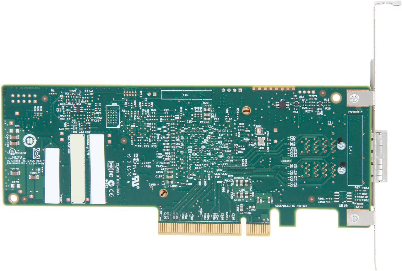 Alt view image 4 of 5 - LSI 9300-8e PCI-Express 3.0 SATA / SAS 8-Port SAS3 12Gb/s HBA - Single--Avago Technologies