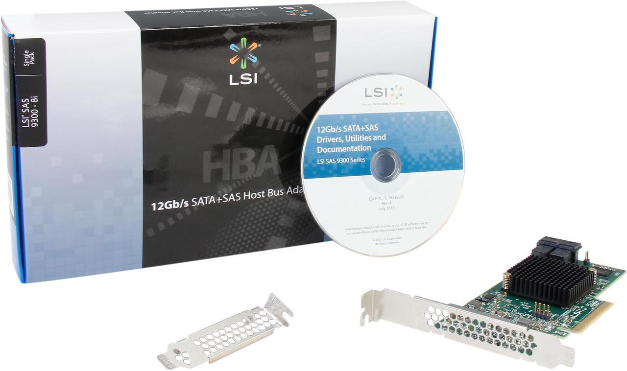 Alt view image 6 of 5 - LSI 9300-8i PCI-Express 3.0 SATA / SAS 8-Port SAS3 12Gb/s HBA - Single--Avago Technologies