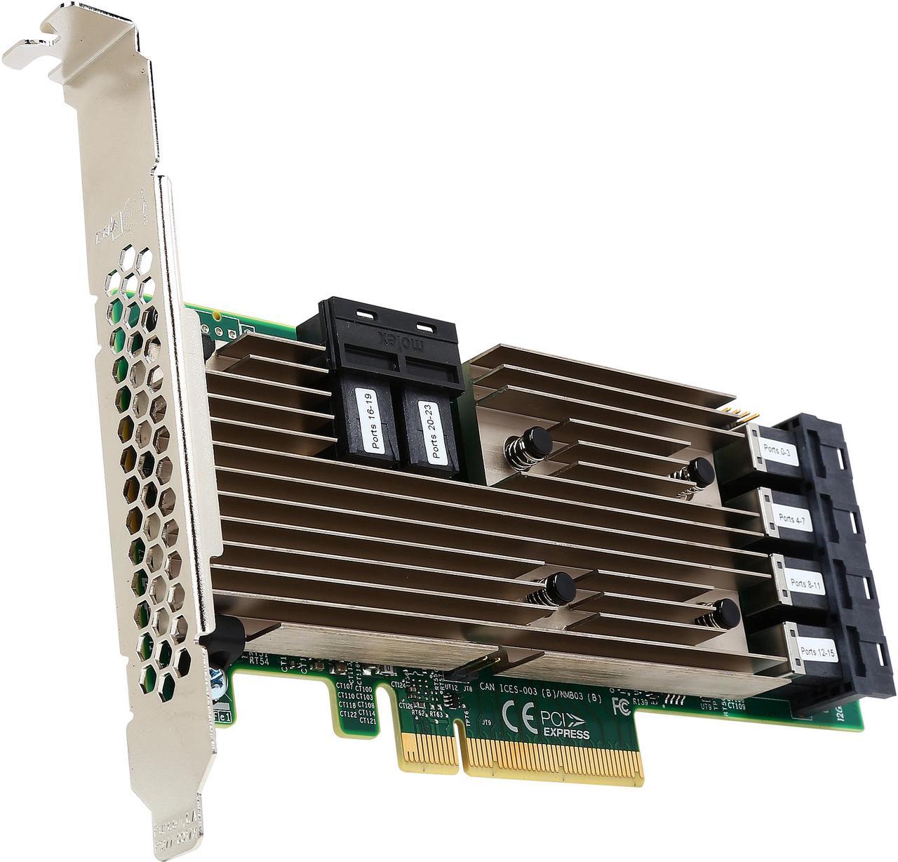 LSI 9305-24i x8 lane, PCIe 3.0 Full Height SAS SAS 9305 12 Gb/s SAS Host Bus Adapter