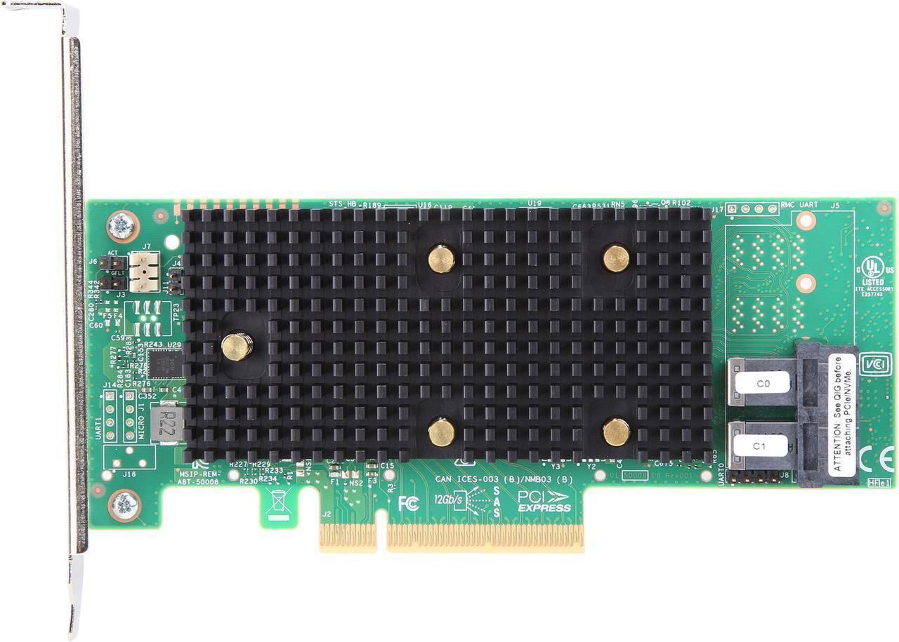 Alt view image 3 of 6 - LSI MegaRAID 9400 9440-8i x8 lane PCI Express 3.1 SATA / SAS Tri-Mode Storage Adapters