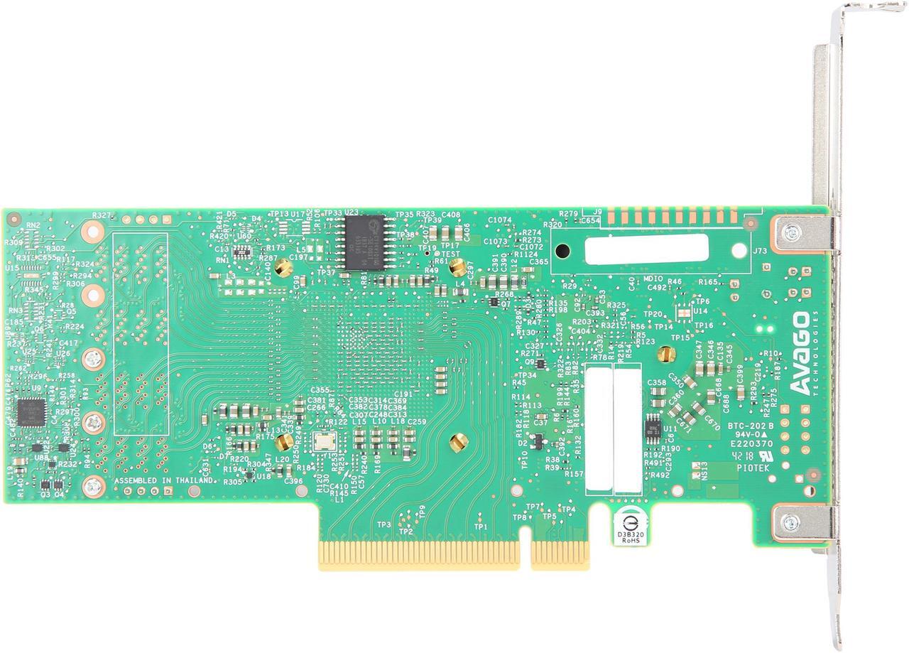 Alt view image 5 of 6 - LSI MegaRAID 9400 9440-8i x8 lane PCI Express 3.1 SATA / SAS Tri-Mode Storage Adapters