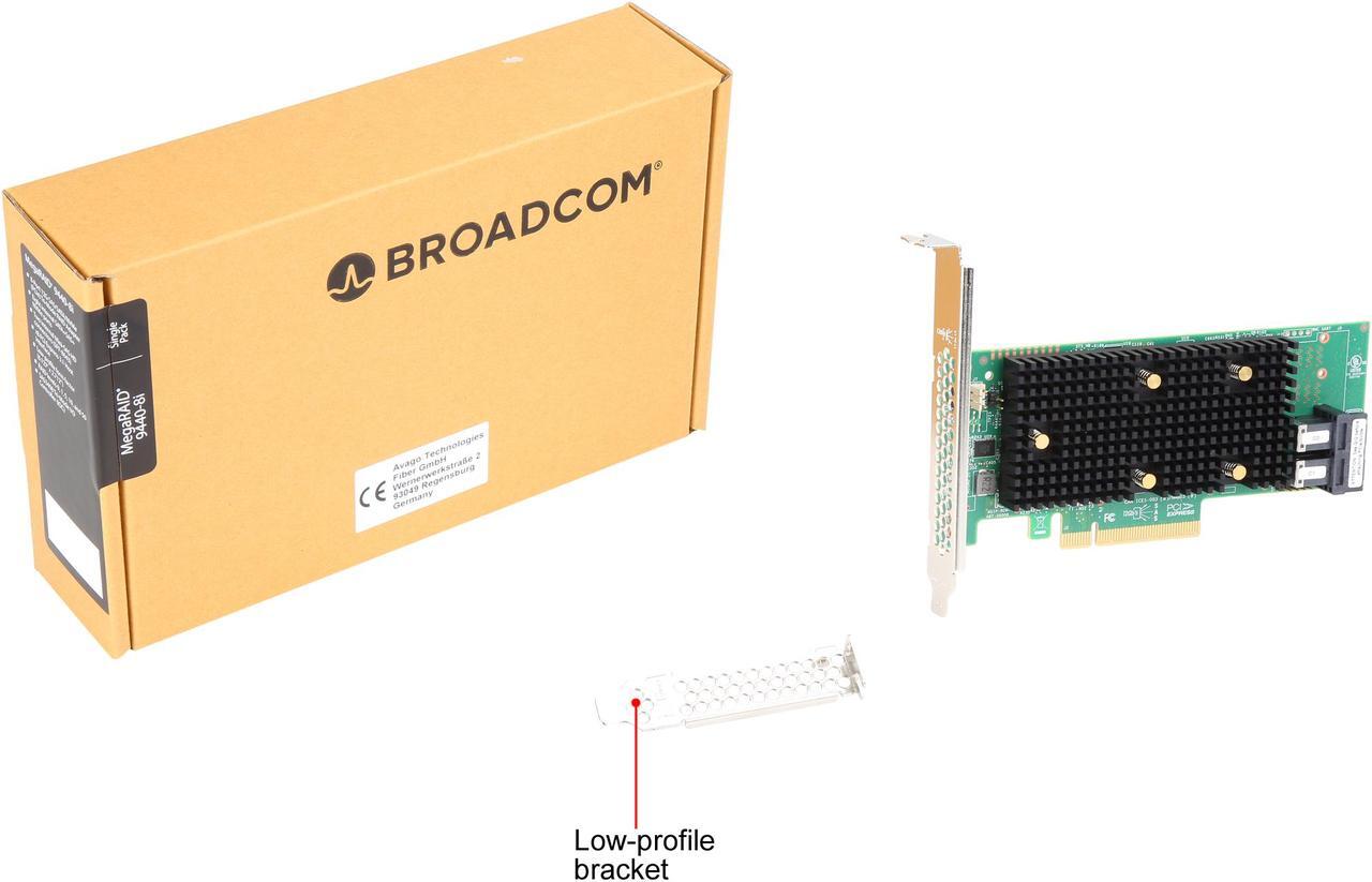 Alt view image 7 of 6 - LSI MegaRAID 9400 9440-8i x8 lane PCI Express 3.1 SATA / SAS Tri-Mode Storage Adapters