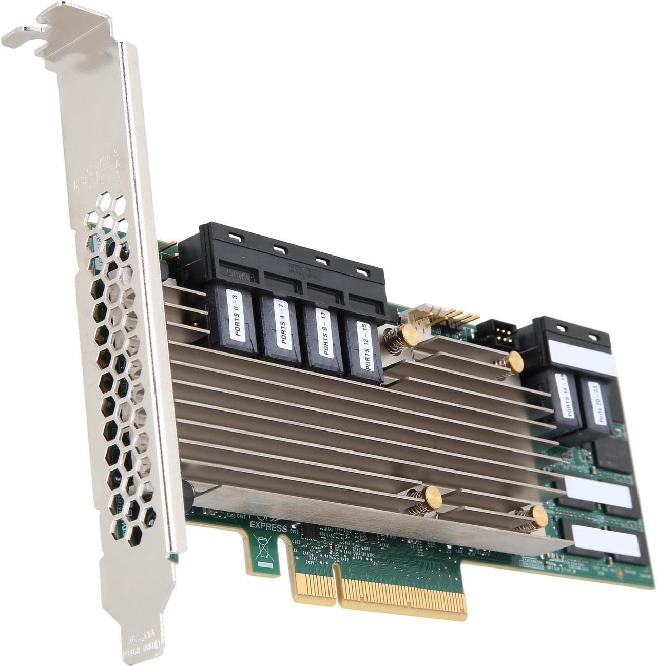 LSI 9361-24i x8 lane PCI Express 3.0 Low Profile SATA / SAS High Port Count 12Gb/s PCI Express SATA + SAS RAID Controller