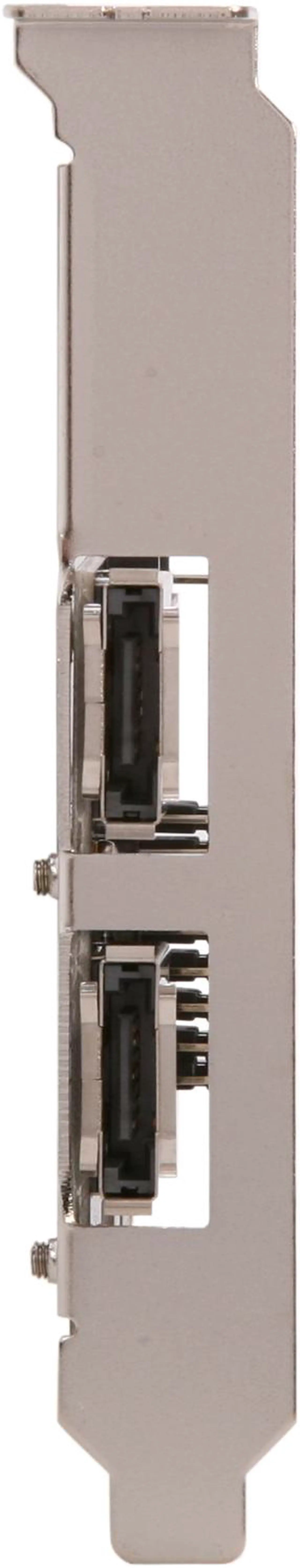 Alt view image 3 of 5 - SYBA SD-PEX40049 Flex-2-port SATA III 6Gbps PCIe Card, Hard Drive Connectors can be set as External or Internal Ports by Jumpers