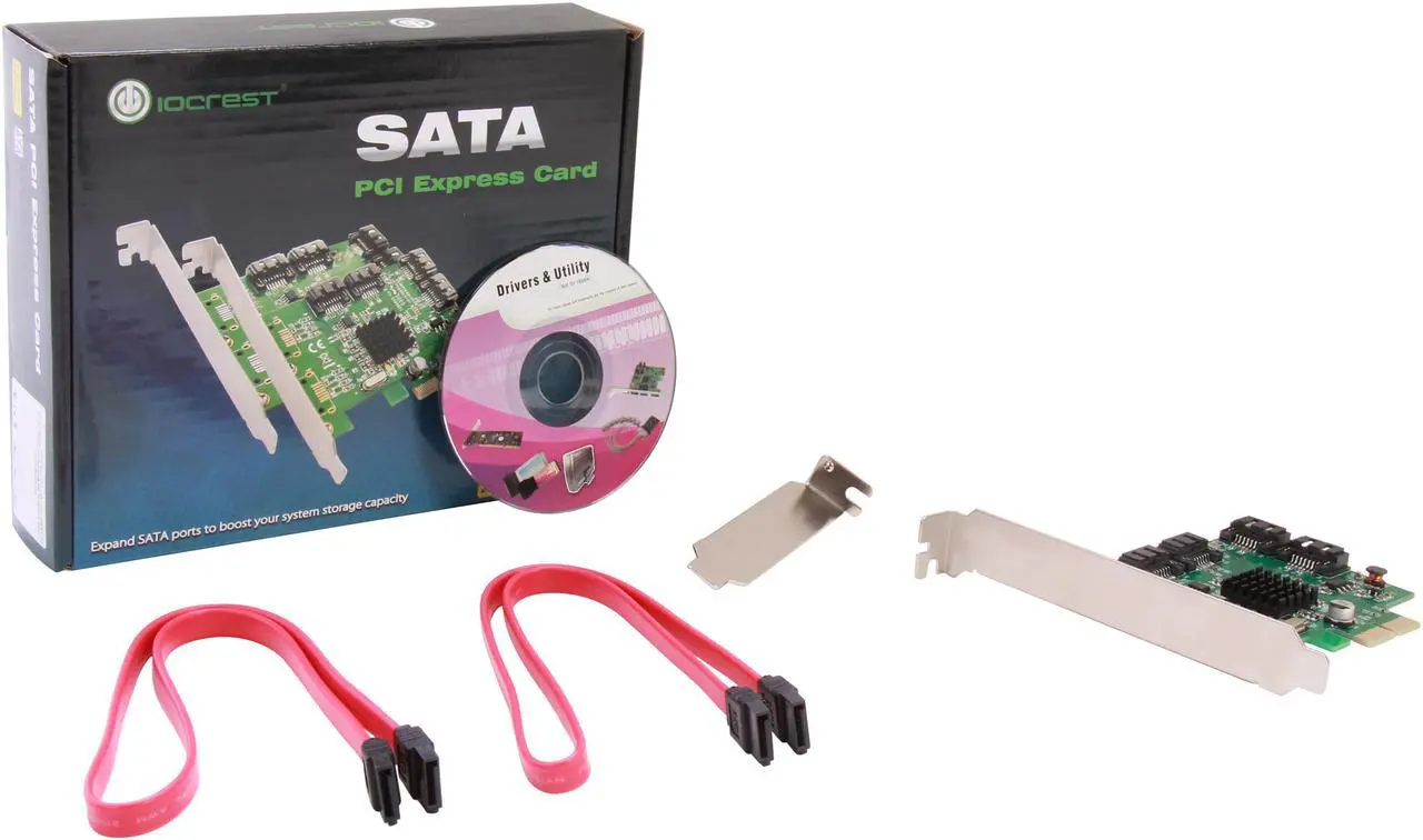 PCI-Express 2.0 x1 SATA III (6.0Gb/s) 2 Port Controller Card