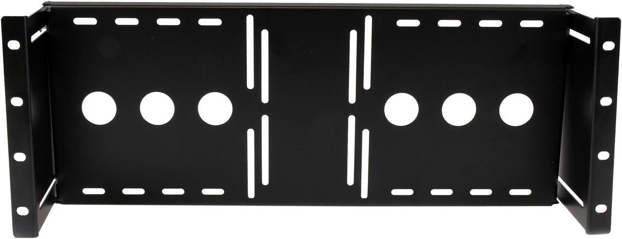 StarTech.com RKLCDBK 4U Universal VESA LCD Monitor Mounting Bracket for 19in Rack or Cabinet