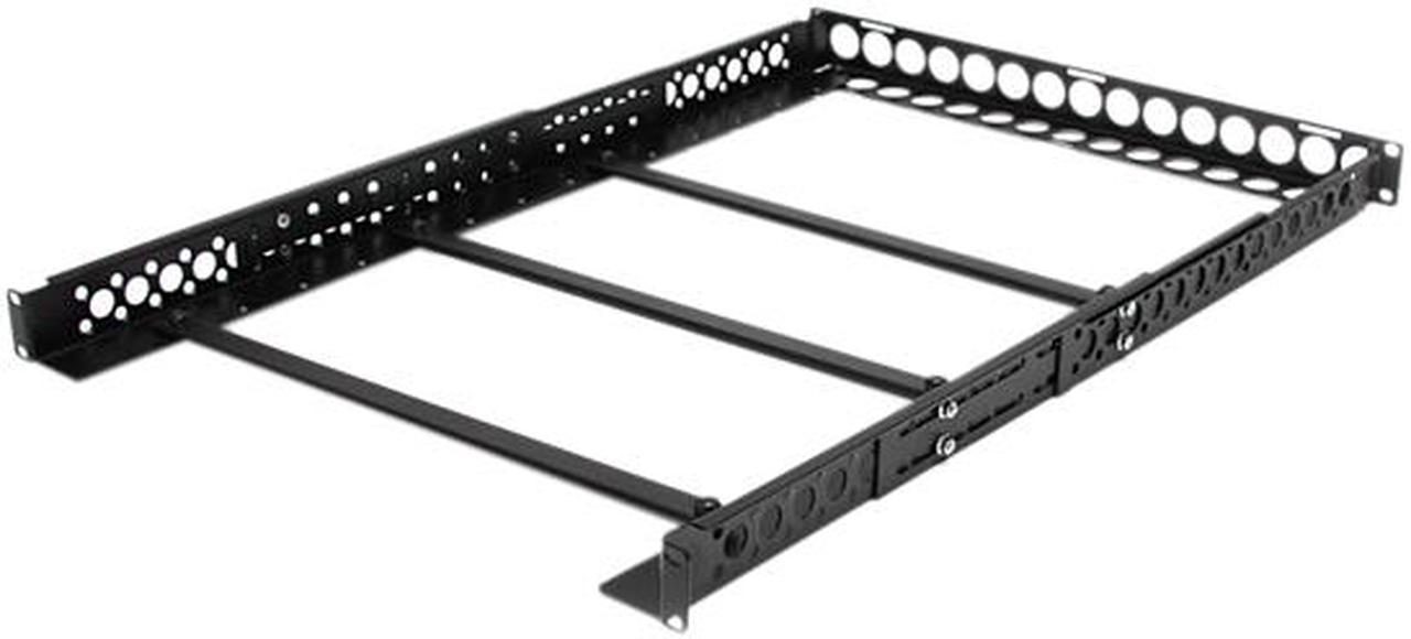 StarTech.com UNIRAILS1U 1U Fixed 19" Adjustable Depth Universal Server Rack Rails