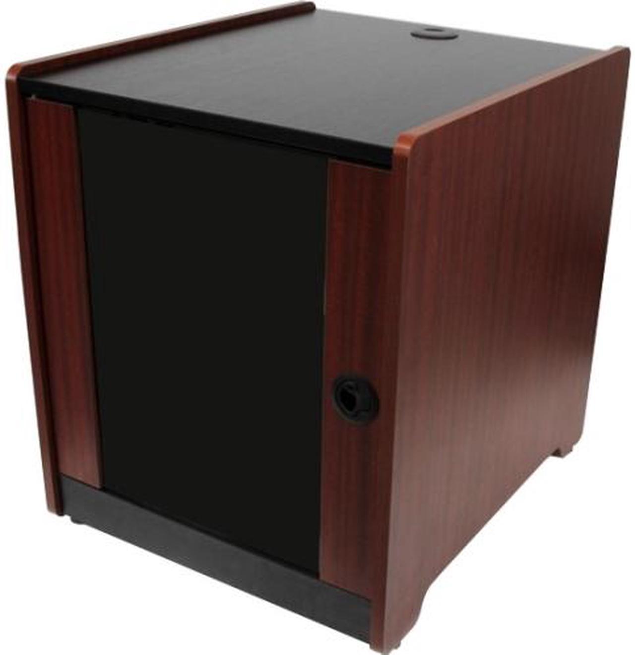 StarTech.com RKWOODCAB12 12U Rack Enclosure Server Cabinet - 20.6 in. Deep - Wood Finish - Flat Pack