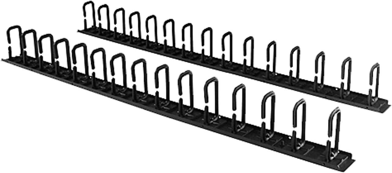 StarTech.com CMVER40UD Vertical Cable Organizer with D-Ring Hooks - 0U - 6 ft.