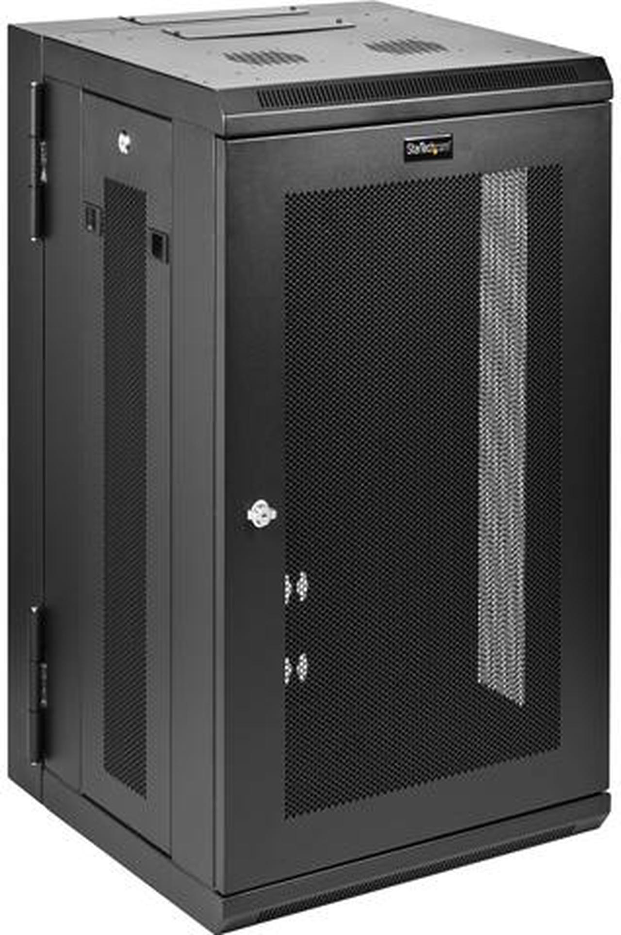 StarTech.com RK1520WALHM Wall Mount Server Rack Cabinet - 15U Rack - 20 In Deep - Hinged Enclosure - Wall Mount Rack - Server Cabinet