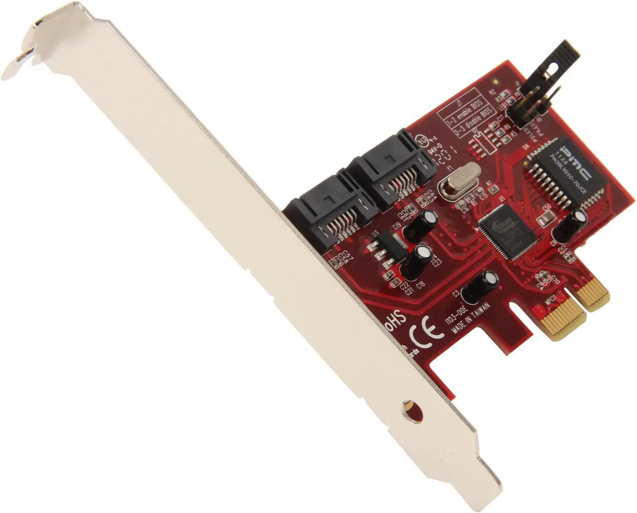 Main image of Rosewill RC-211 Silicon Image 2 port SATA II PCI Express Host Controller Card RAID 0/1/0+1/5 JBOD