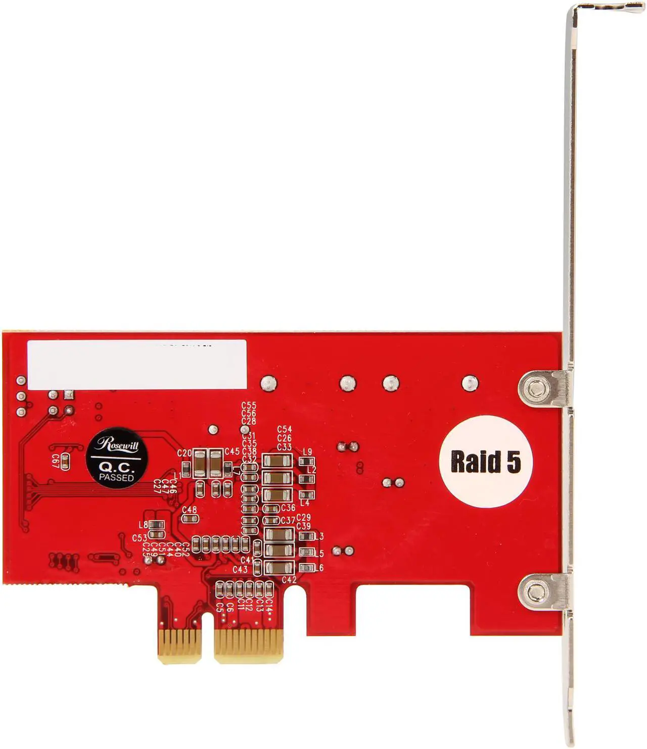 Alt view image 4 of 6 - Rosewill RC-211 Silicon Image 2 port SATA II PCI Express Host Controller Card RAID 0/1/0+1/5 JBOD