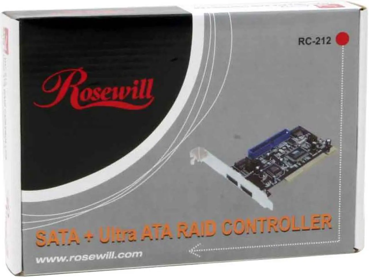 Alt view image 7 of 7 - Rosewill RC-212 VIA PCI SATA 1.5G / IDE ATA 133 Controller Card / Supports Raid 0, 1, 0+1, JBOD, non-RAID mode