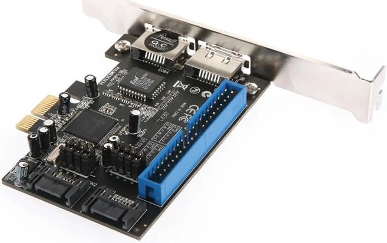 Alt view image 2 of 5 - Rosewill RC-216 PCI Express eSATA II x 2 / ATA 133 x1 RAID 0/1/0+1/JBOD mode Controller Card