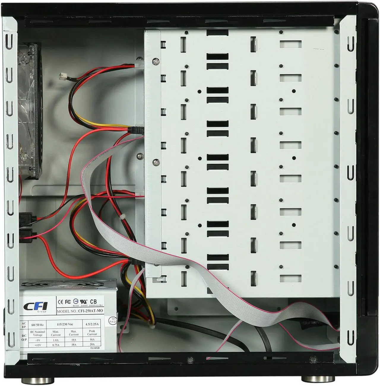 Alt view image 6 of 9 - Rosewill RSV-S8 - 8-Bay 2.5" & 3.5" Hot-Swappable RAID Storage Enclosure System Bundled with PCIe Controller Card - 120mm Cooling Fan, Port Multiplier, Tray Design, RAID 0 / 1 / 5 / 10 / 5 + Spare / S