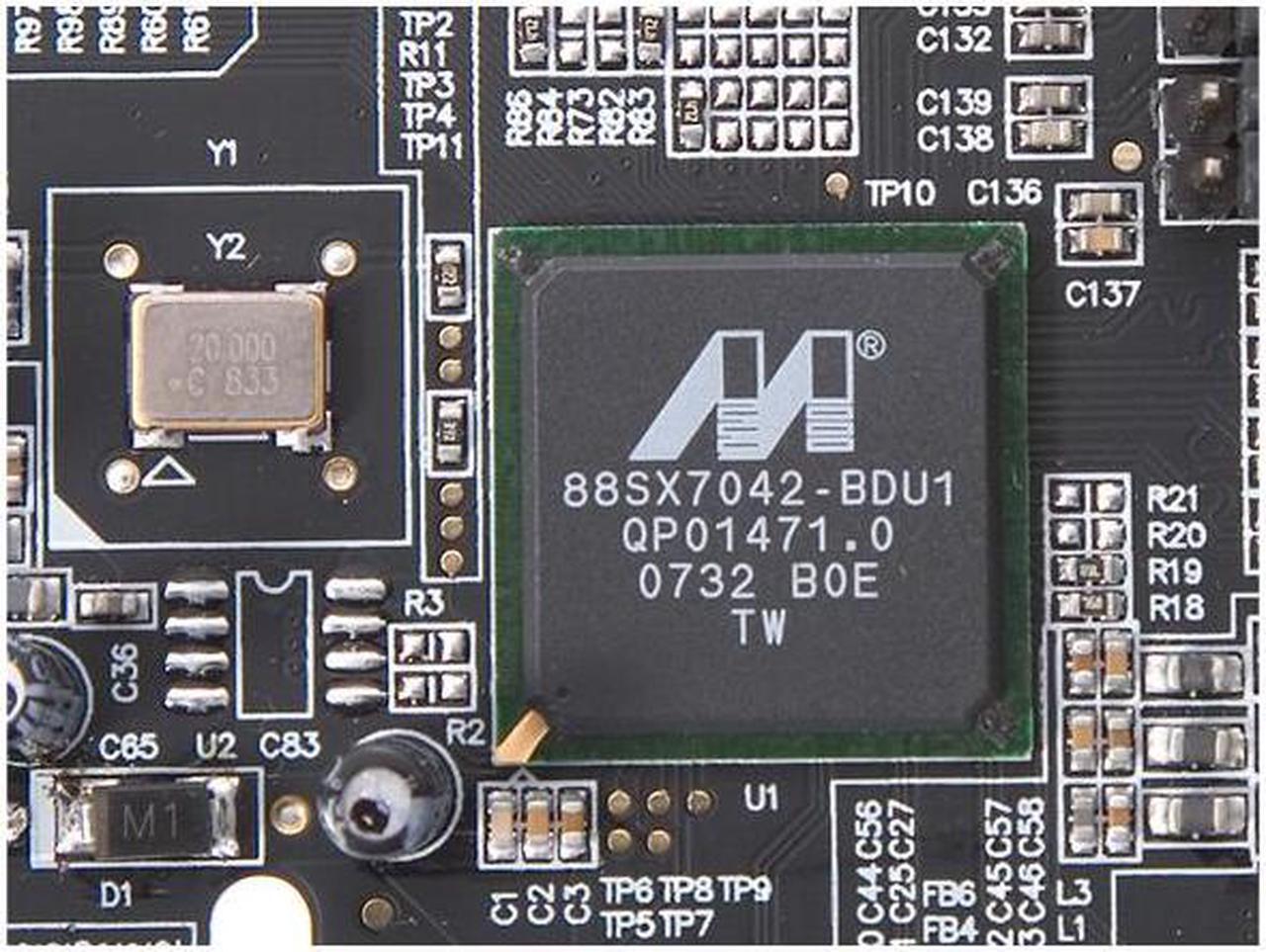 Alt view image 4 of 6 - Rosewill RC-218 PCI Express SATA II Controller Card w/ 4 internal SATA with 2 external eSATA Design