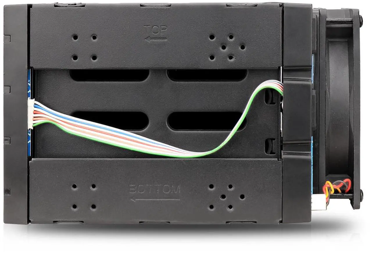 Alt view image 9 of 11 - Rosewill Hard Drive Enclosure - 3 x 5.25" to 4 x 3.5" Hot-Swap Enclosure - SATA I/II/III/ & SAS HDD - RSV-SATA-Cage-34
