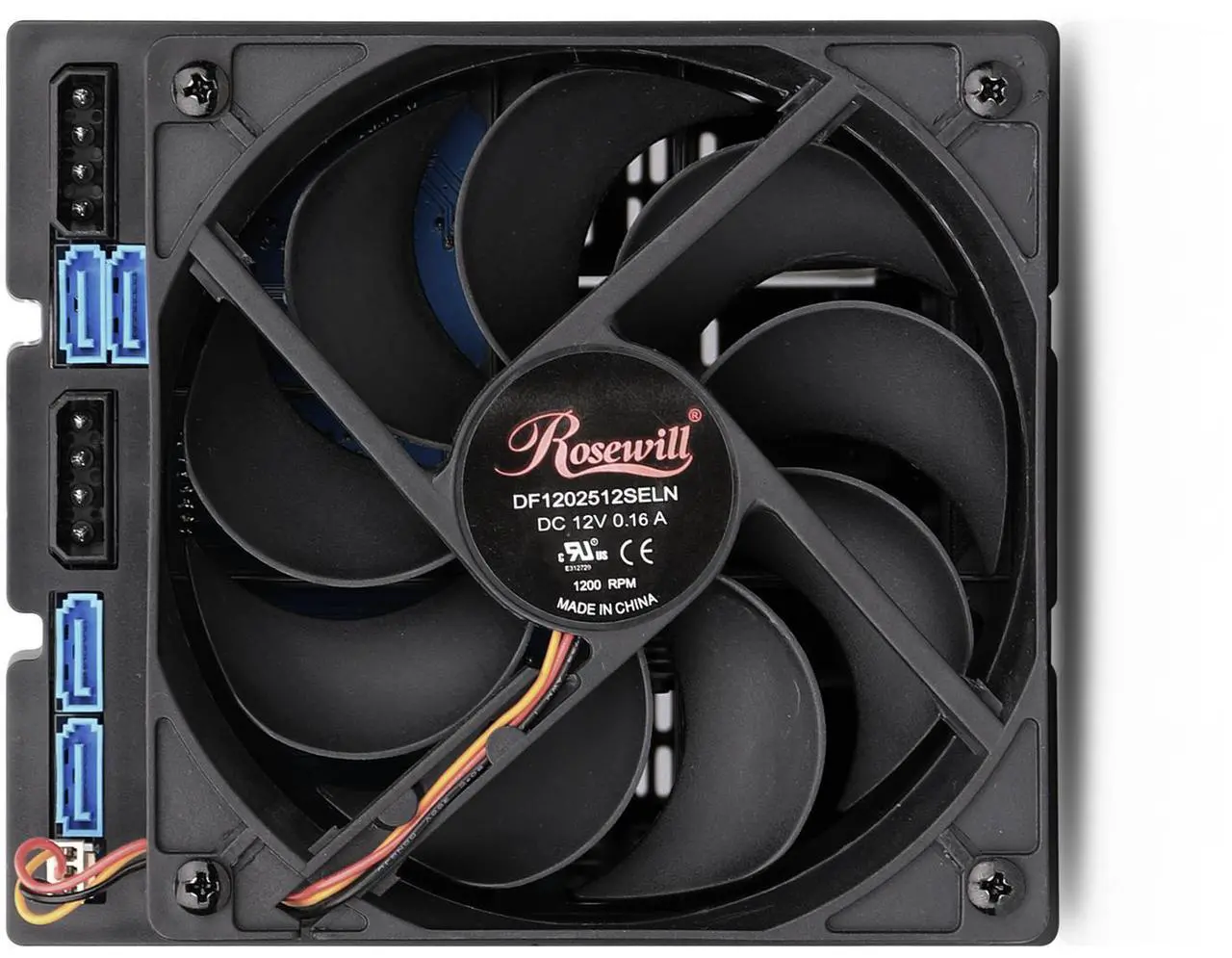 Alt view image 12 of 11 - Rosewill Hard Drive Enclosure - 3 x 5.25" to 4 x 3.5" Hot-Swap Enclosure - SATA I/II/III/ & SAS HDD - RSV-SATA-Cage-34