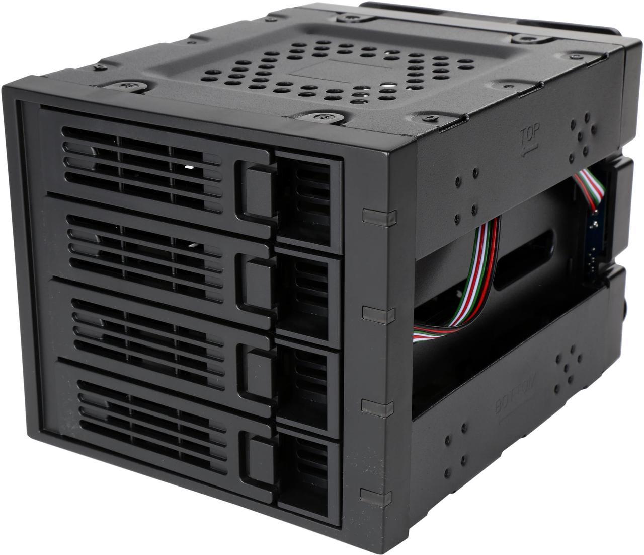 Rosewill Hard Drive Enclosure - 3 x 5.25" to 4 x 3.5" Hot-Swap Enclosure - SATA I/II/III/ & SAS HDD  - RSV-SATA-Cage-34