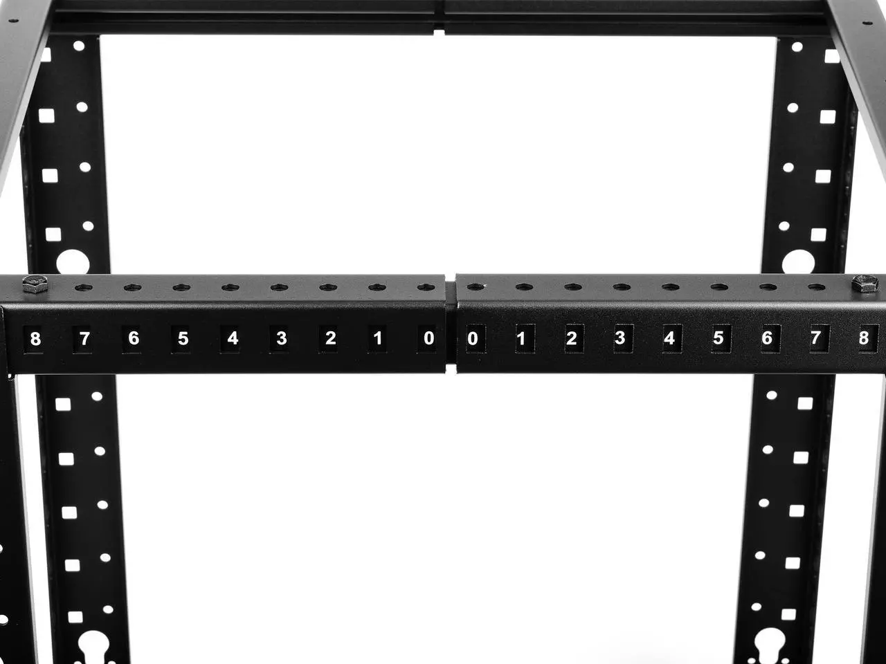Alt view image 8 of 13 - Rosewill RSR-2P12U001 12U Desktop Open Frame 2 Post Rack